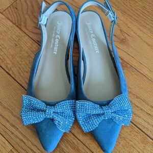 (New) Juicy Couture Blue Ribbon Shoe